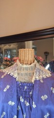 Victorian Edwardian 19th Century Silk Blouse Sold for Lace Trim “AS IS”