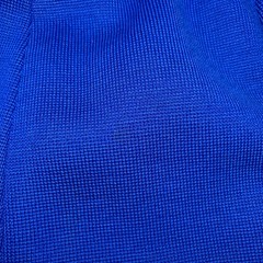 Vintage Gibi 60s 70s Blue Wool Skirt Suit Set Sz. 14 Italy