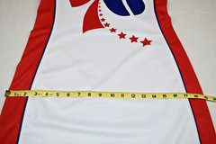 Vintage Dress Soho Babe Hardball Retro 76 Size S White Red 2000s Star Fitted NWT