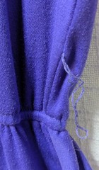 Vintage 1980’s Peter Popovitch Dress XS–S Plum Teal Appliqué Belted Power Look.