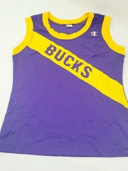 Lady Champion Bucks College Basketball Jersey Womens large #12 S.Dunbar