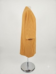 1950’s 60s Marigold Yellow Swing Coat Mid Century Boulce Cocoon Coat Mod M-L