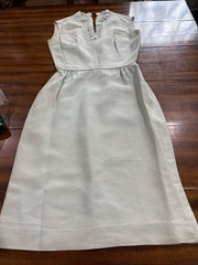 Vintage Sue Brett Junior Fashion Sz 7 Light Blue Green Dress