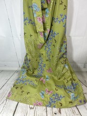 Vintage Alfred Shaheen Waikiki Hawaii Butterfly Floral Halter Maxi Dress XS/S