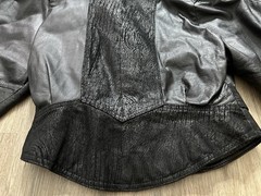 Rare Vintage 1980’s Global Identity G-III Cropped Black Leather Jacket Size S