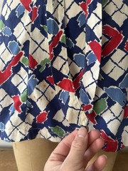 Vintage 1930s 40s Side Button Dress Beach Playsuit Women’s Size Small