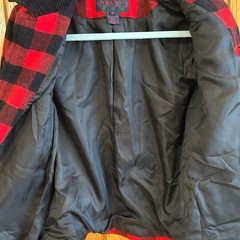 Ralph Lauren Vintage Red & Black Buffalo Check Wool Jacket