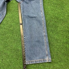 Vintage 90s Union Bay Womens Blue Denim Wide Leg Carpenter Jeans Size 9