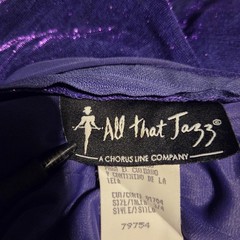 Vintage All That Jazz Beautiful Sprarkly Purple Dress Strappy Size 3/4 XS / S