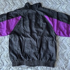 Vintage 80s 90s Basic Editions Windbreaker Jacket Women’s M Retro Color Blocked