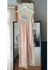 Vintage 90s Expressions Silky Lingerie Slip Dress