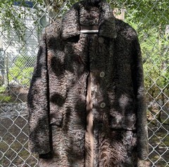 Black Persian lamb Fur Coat Vintage Sizes S/M Women’s 1940s 1950s