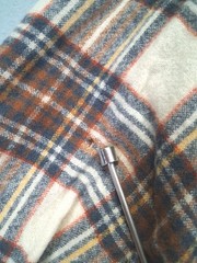 Pendleton Women’s Vintage Brown Plaid Flannel Shirt 100% Virgin Wool Size L