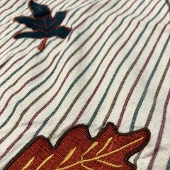 Cottagecore Long Sleeve oversized Button Down Women’s Shirt Size 4X Fall Leaves