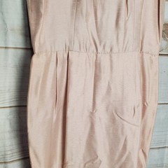80s Vintage Karen Lawrence Pink Strappy Pencil Midi Dress Size 12