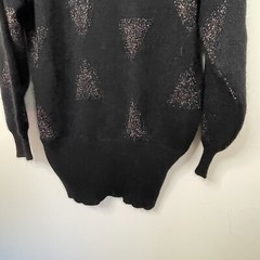 VTG Escada By Margaretha Ley Black Knit Long Sweater Women Size EU 36 /US Med