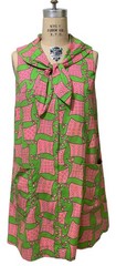 Late 60s/Early 70s Vintage Women’s Scarf Print Miss Bergdorf Trapeze Dress Sz S
