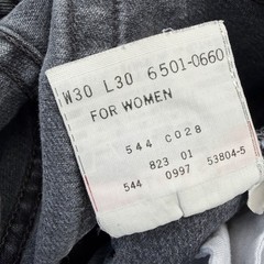 Vintage Levi’s 501 Women’s Black Sz 30×30 Actual 27×28 Made In USA