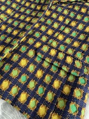 Vtg 90s PRADA Classic Tweed Textured Check Blazer Jacket Virgin Wool 40 Colorful