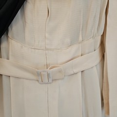 1920s John Wanamaker Deco Flapper Dress with Jacket Sash & Belt Cut Out Shoulder