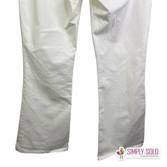 Gap 1969 Women Sz 31s Long And Lean Bootcut Creamy White Jeans Cotton Mid-Rise