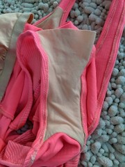 Vintage Women’s Rose Marie Reid Bathing Suit one piece 1970s Neon Pink Size 12
