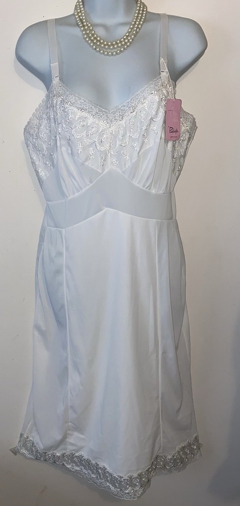 VTG 60’s Carol Brent Full Nylon Slip Original Store Tag Size 36 T Beautiful
