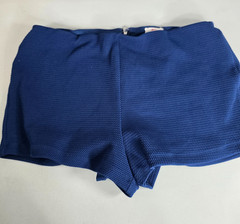 One Clothing Womens Dress Shorts • Size L • Blue • Zip‑Back • Chic Versatile