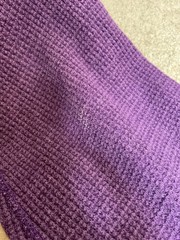 70s Gap Waffle-Knit Thermal Henley Classic Vintage Purple Honeycomb Stretchy
