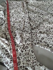 Vintage MILLER WESTERN WEAR Brown Floral Long Sleeve Shirt Womens Pearl Snap