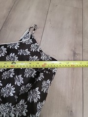 Vintage Cotton Floral Dress Full Skirt Retro 50s/ Mid Century Style