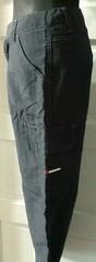 90’s UNIONBAY Black Slick Nylon Cargo Trouser Pants Slacks 1
