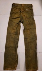 Washington DEE CEE DC Jeans NOS Women’s 28 Denim USA Acid wash Orange Brown VTG