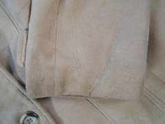 Leathers by New England Women’s Jacket Vintage 19″ x 25″ Made in USA, Has Wear