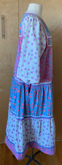 Vintage 1970’s STAR OF INDIA Tiered Floral cotton Dress Cottagecore Festival