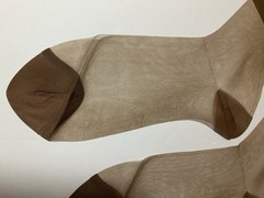 SIX (6) Pairs VINTAGE OAKHURST Flat Knit Nylon Stockings Seamless 10 X 33” RHT