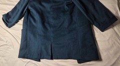 Vintage 1970s John Weitz Double Breasted Peacoat Made In Poland 100% Wool