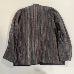 Vintage Nepal Handmade Woven Jacket Unisex M/L See Measurements Boho Hippie Fest