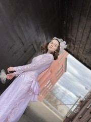 Vintage 1980s pink Wedding Gown-Convertible-Mermaid-Bridal Dress-column-Sparkle-