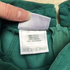 Vintage Laura Ashley Teal Green Corduroy Dress Great Britain US 10 UK 12