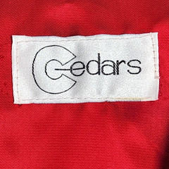 Vtg Cedars Suede Fringed Vest Womens M Red Leather Pockets Western Cowgirl USA