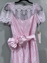 Vintage Pink JCPenney Lace Dress Size 5/6