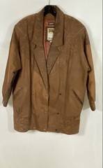 Vintage 90s Global Identity G-III Women’s Brown Leather Thinsulate Jacket Sz L