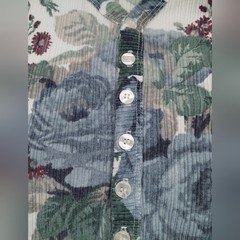 Vintage 90s Y2K Floral Bongo By Gene Montesano Top Women’s Size M