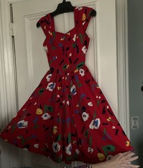 Robbie Bee RED Sun Dress ~ Eyecatcher!
