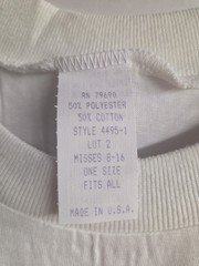 Vintage 80s 90s Skin So Soft AVON White Single Stitch T-shirt 21×28 (L) 1 Size