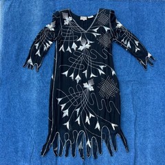 80s Saks Fifth Avenue swee lo pure silk beaded dress