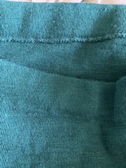 Clovis Ruffin Ruffinknit Vintage 70s Wool Knit M Teal Green Minimalist Skirt