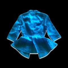 Thierry Mugler 90s Archival Vintage Silk Sculptural Corset Blazer Jacket