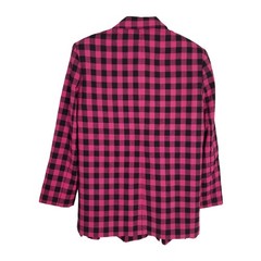 VTG Chad Stevens Pink Black Buffalo Check Skirt Suit Set Clueless 10/12